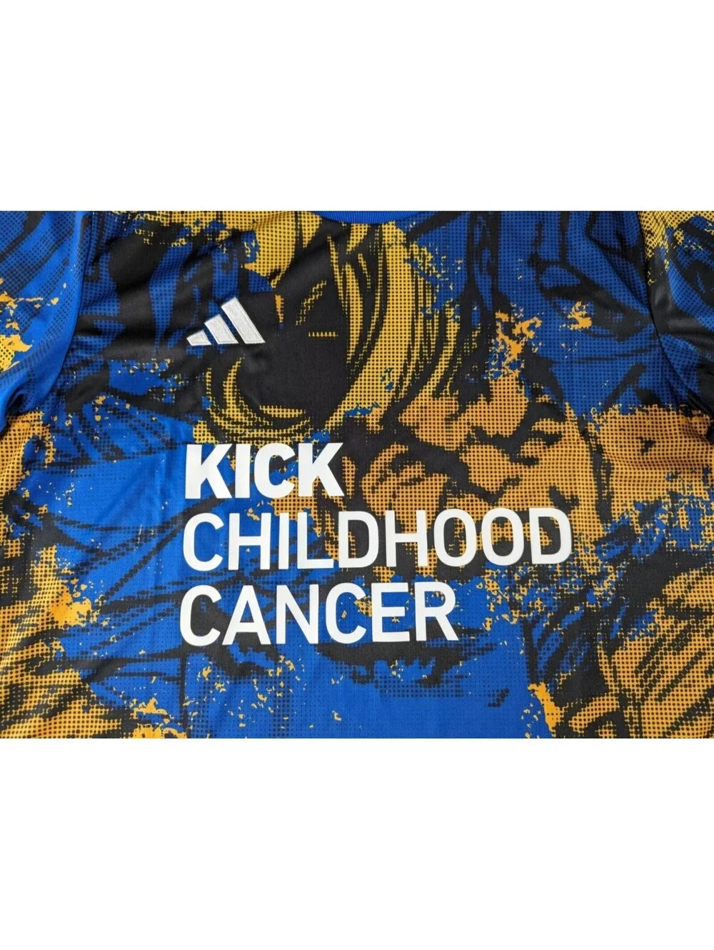 ADIDAS x Marvel Kick Childhood Cancer MLS Soccer Jersey HT3238 Men’s Sz L NEW